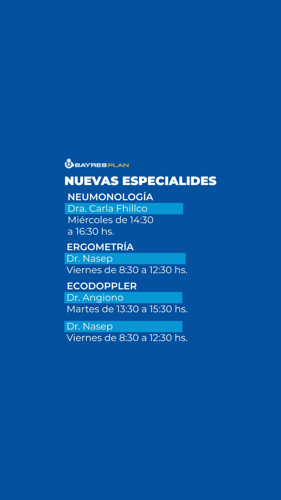 medicina prepaga Bayres Plan